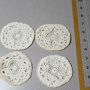 Handmade Crochet Doilies Set